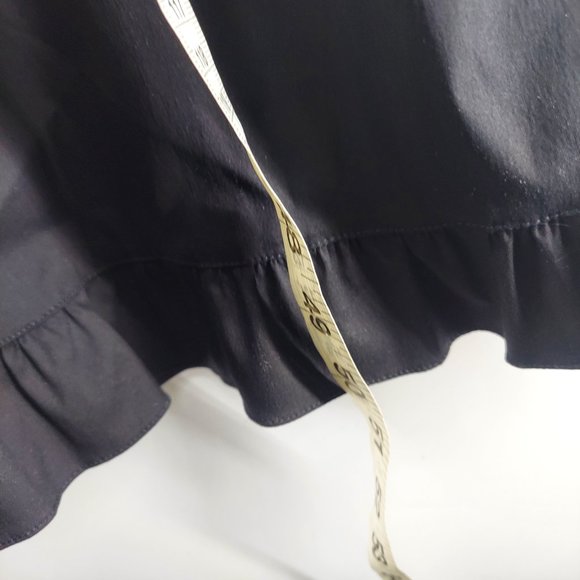 MaxMara black pleated  Dress Long Sleeve size 8 - Picture 9 of 15